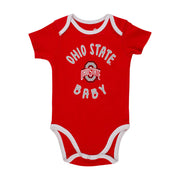 Infant Ohio State Buckeyes 3-Pack Champ Onesies