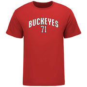 Ohio State Buckeyes Men's Hockey Student Athlete #71 Patrick Guzzo T-Shirt