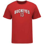 Ohio State Buckeyes Men's Hockey Student Athlete #13 Tate Singleton T-Shirt