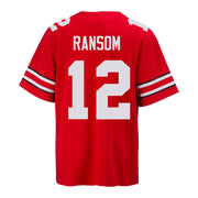 Ohio State Buckeyes Nike #12 Lathan Ransom Student Athlete Scarlet Football Jersey