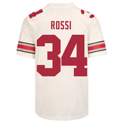Ohio State Buckeyes Nike #34 Mitchell Rossi Student Athlete White Football Jersey