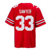 Ohio State Buckeyes Nike #33 Jack Sawyer Student Athlete Scarlet Football Jersey