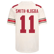 Ohio State Buckeyes Nike #11 Jaxon Smith-Njigba Student Athlete White Football Jersey