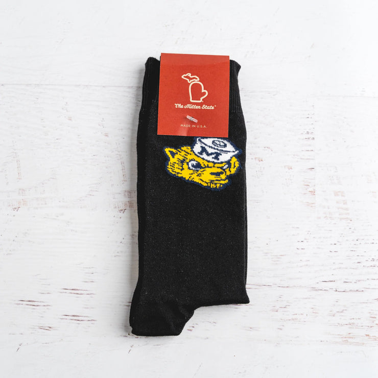 UofM - GO BLUE WOLVERBEAR SOCKS