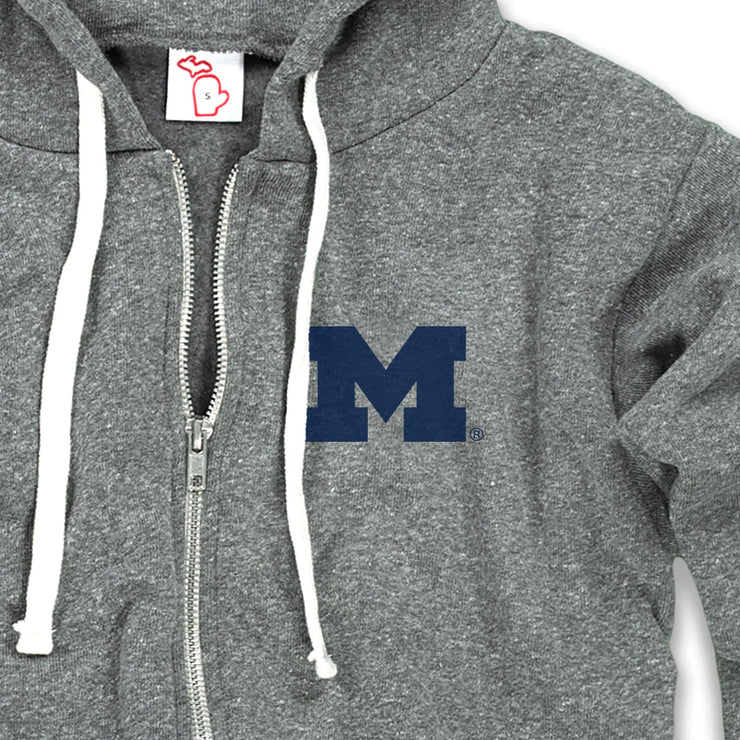 UofM - BLOCK M FLEECE ZIP-UP (UNISEX)