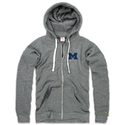 UofM - BLOCK M FLEECE ZIP-UP (UNISEX)