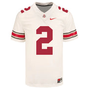 Ohio State Buckeyes Nike #2 Kourt Williams II Student Athlete White Football Jersey