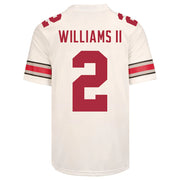 Ohio State Buckeyes Nike #2 Kourt Williams II Student Athlete White Football Jersey