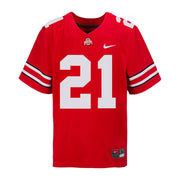 Ohio State Buckeyes Nike #21 Evan Pryor Student Athlete Scarlet Football Jersey